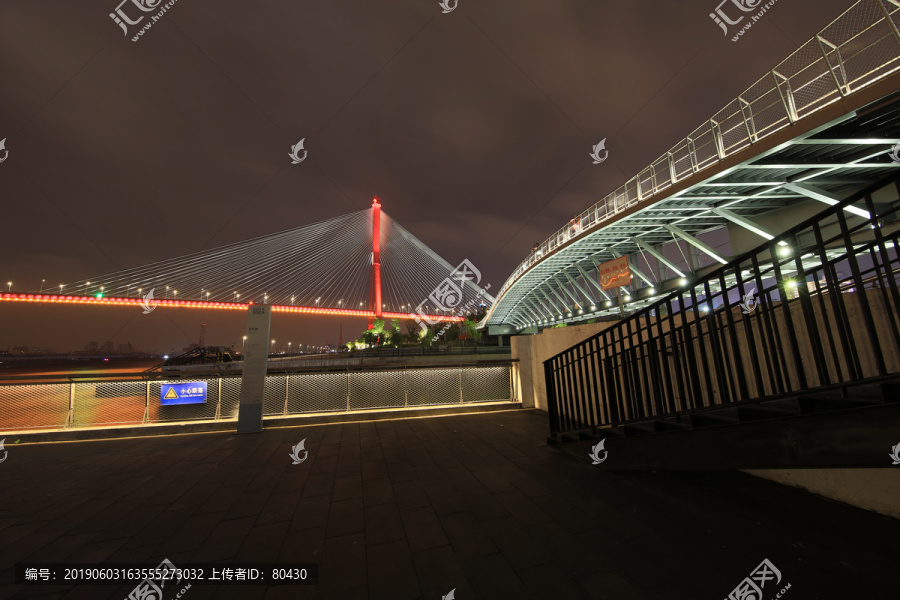 杨浦大桥夜景