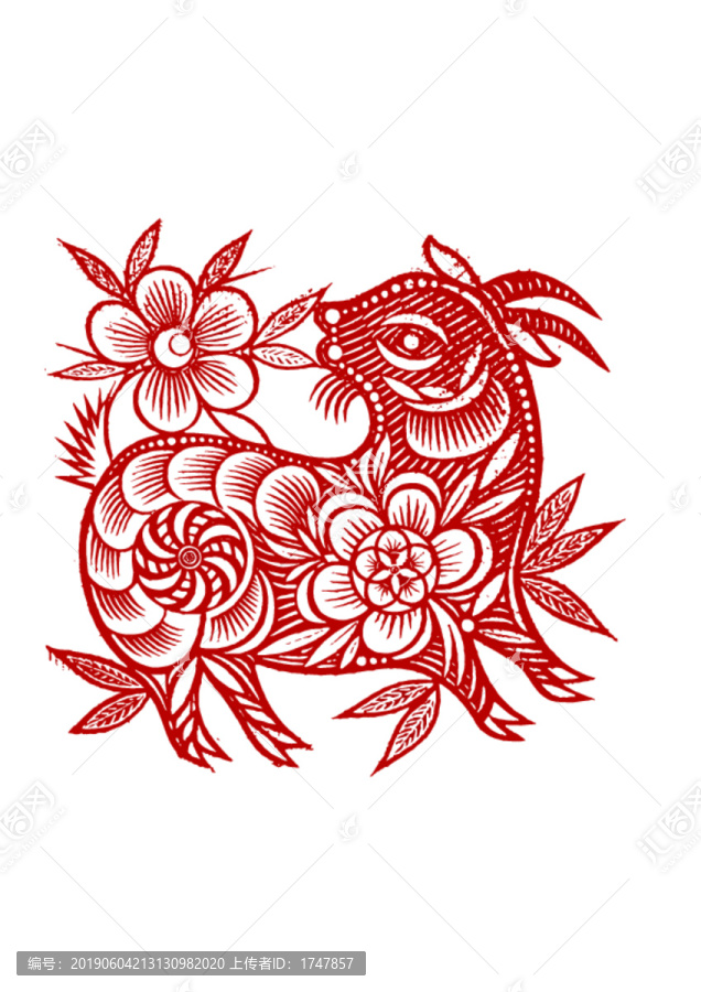 羊剪紙