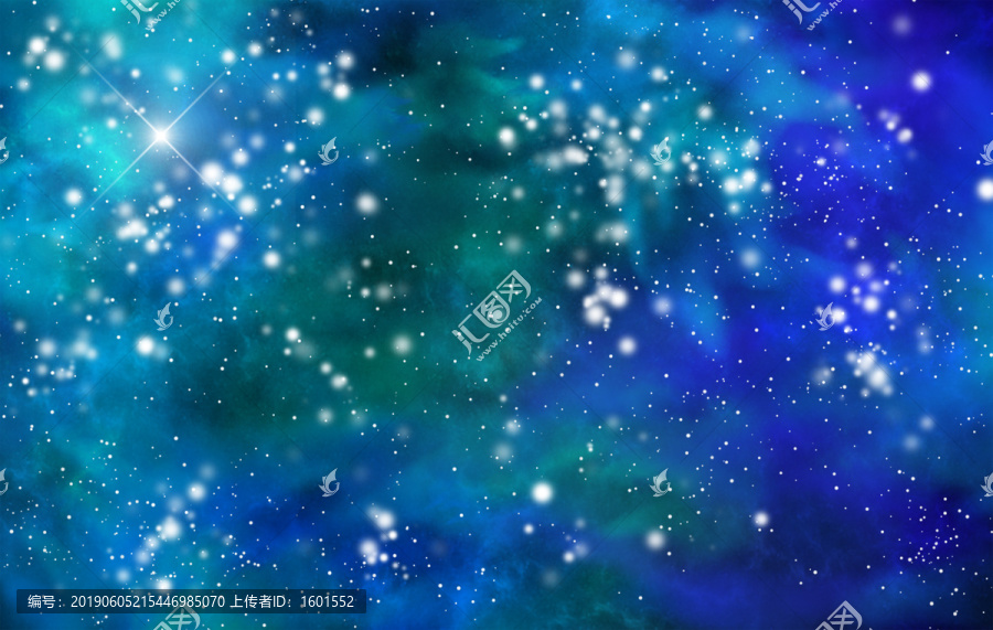 璀璨唯美的星空圖