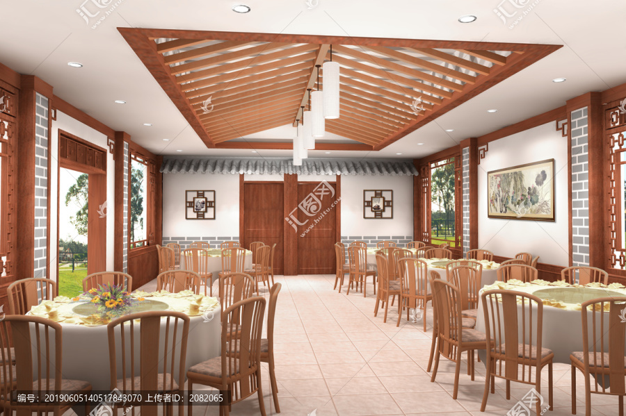 中餐館效果圖