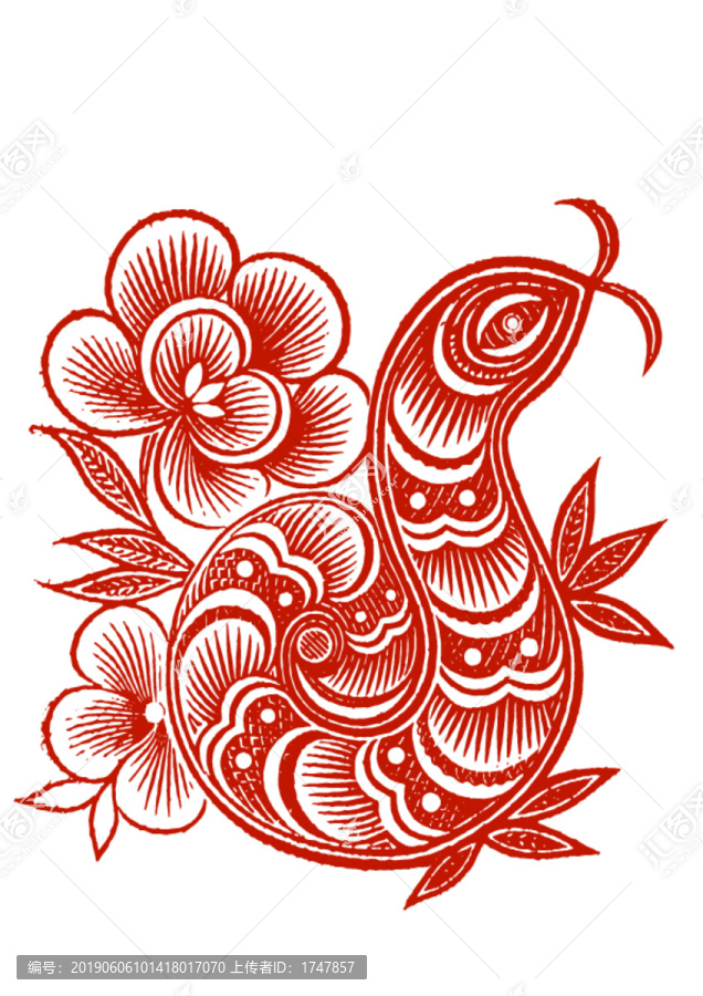 蛇剪紙