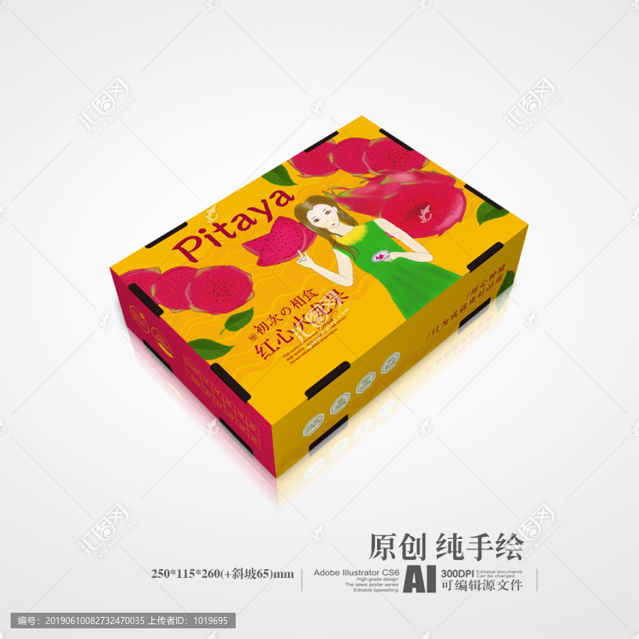 火龍果包裝（平面圖）