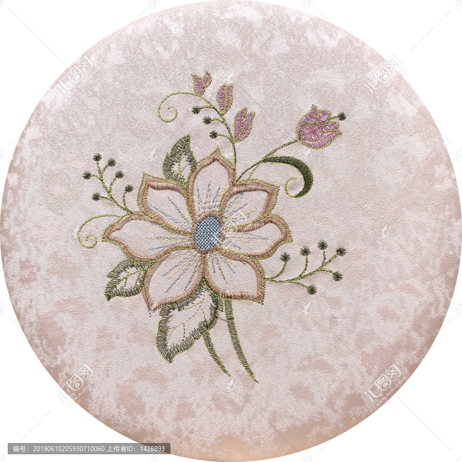 刺繡花