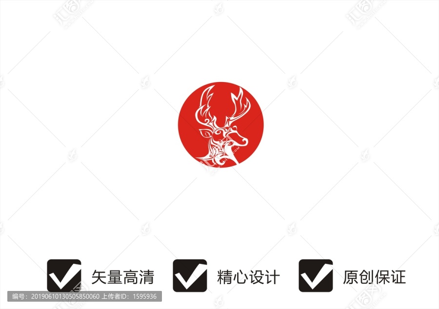 鹿LOGO