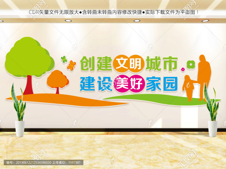 文明城市文化墻