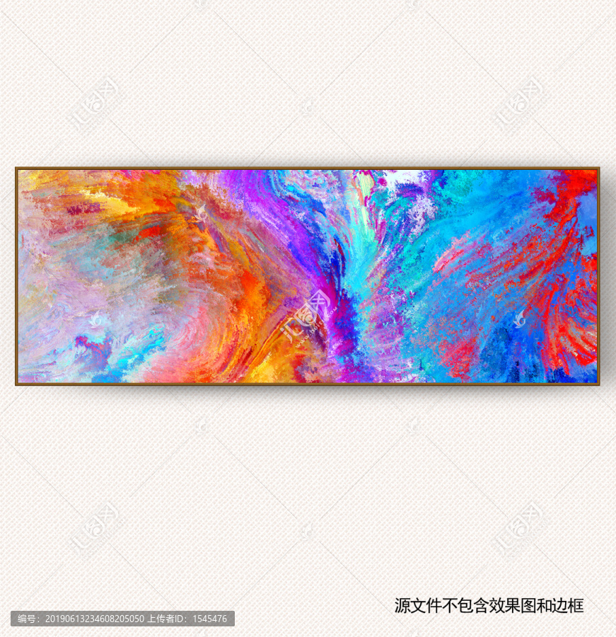 抽象油畫