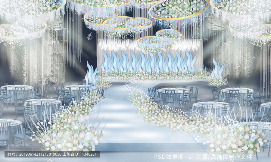 藍色海草婚禮
