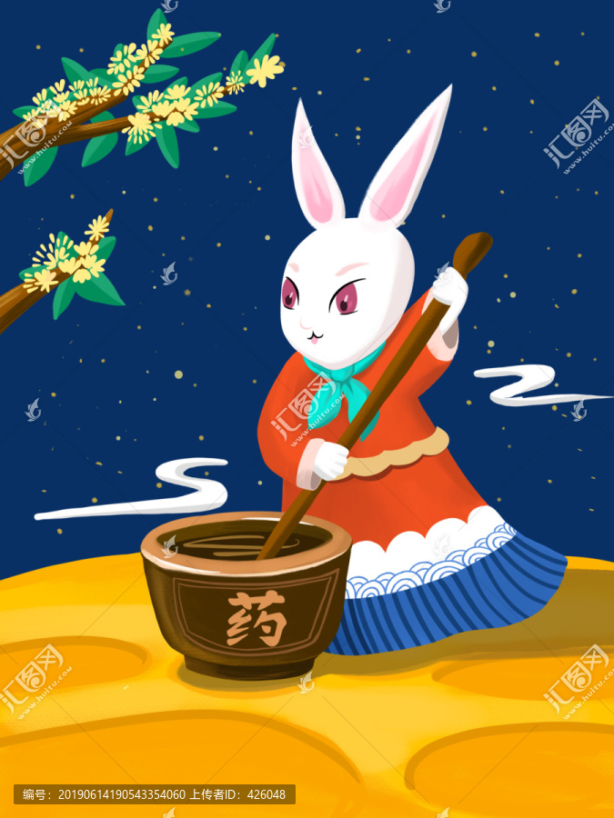 兔爺搗藥-匯圖網(wǎng) www.fosd68.com 兔爺搗藥