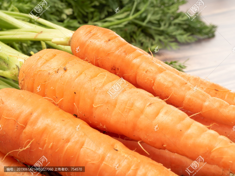 蔬菜黄色胡萝卜特写图