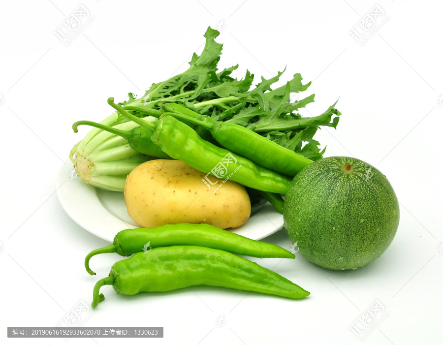 一堆蔬菜