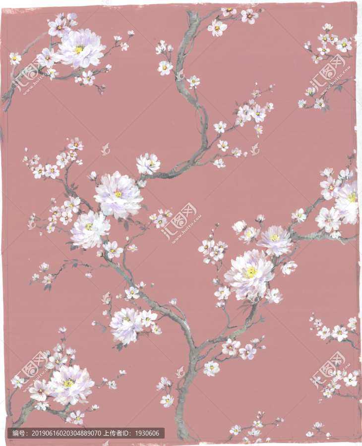 墻布花型