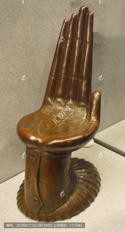 木雕手形座椅