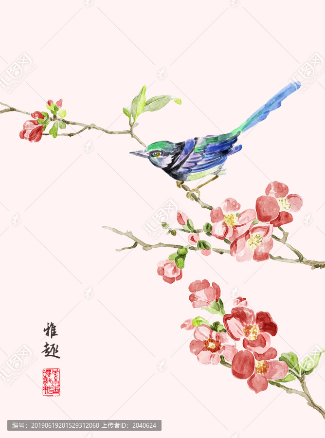 新水墨花鳥畫