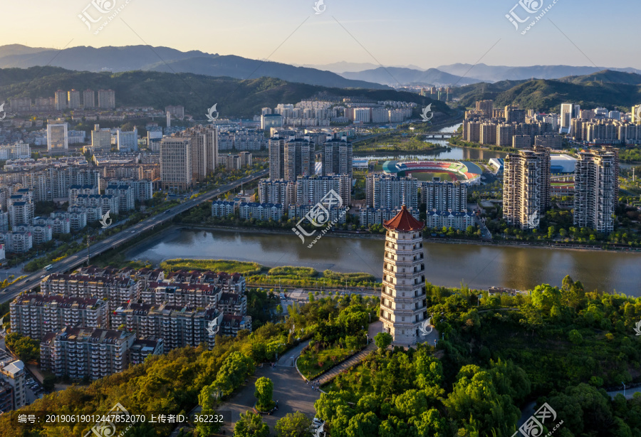 福建宁德市塔山公园如意宝塔