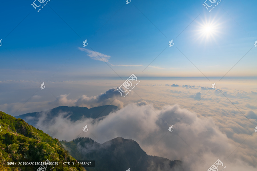 峨眉山的云海