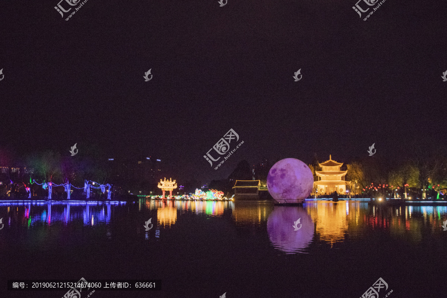 昆明大观楼夜景