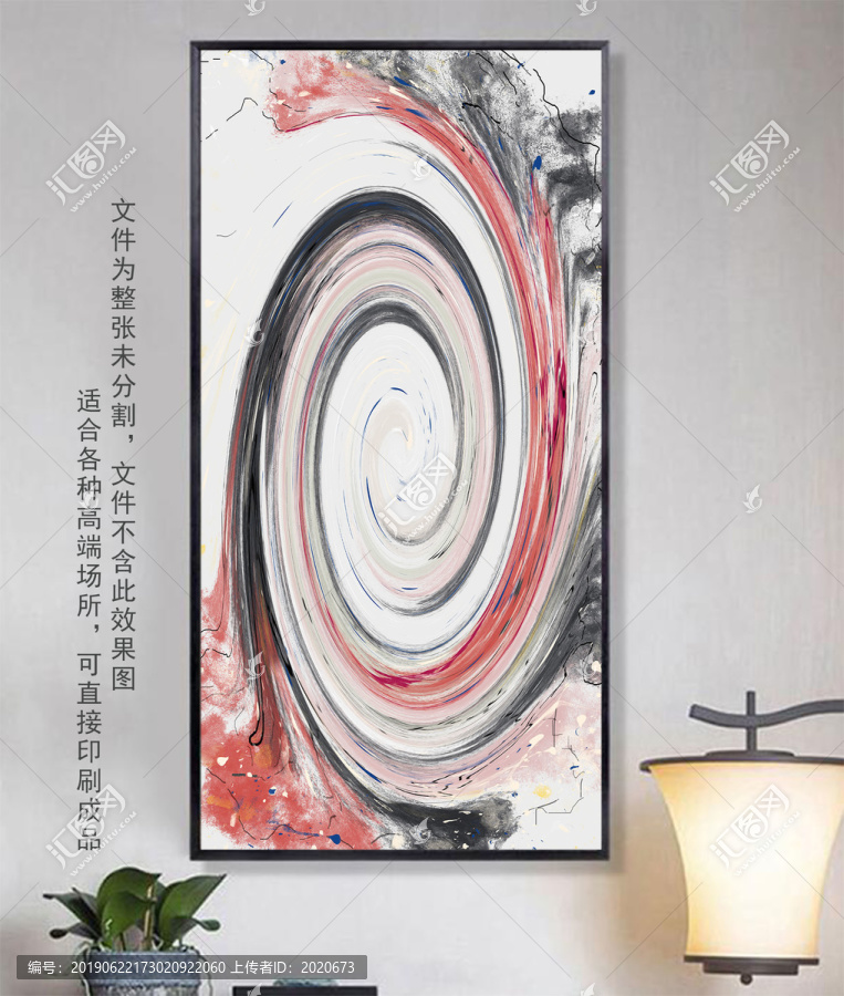 玄關抽象畫