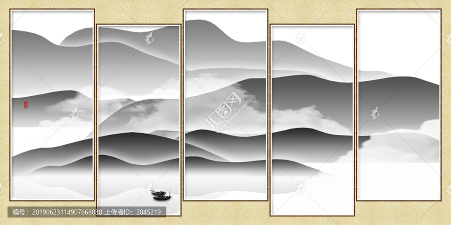 現(xiàn)代山水