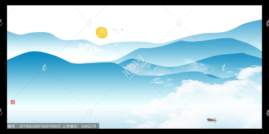 現(xiàn)代山水