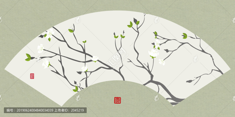 古典寫意梅花裝飾畫