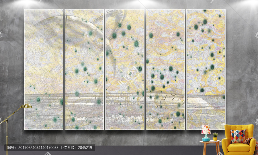 線條油畫