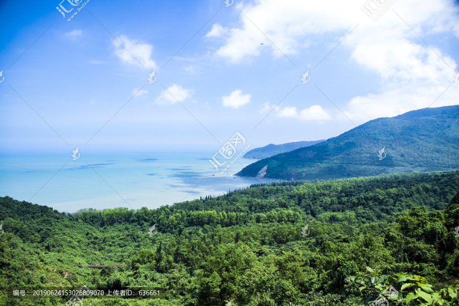越南灵姑湾海岛风景