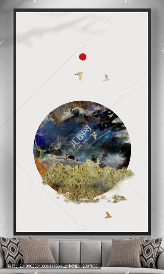創(chuàng)意山水插畫