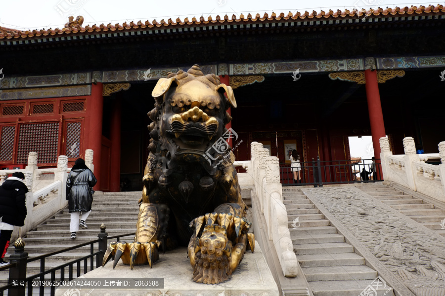 北京故宫狮子