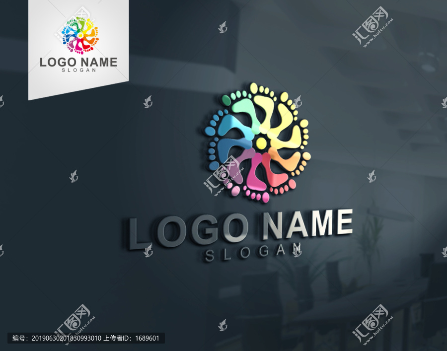 足印logo