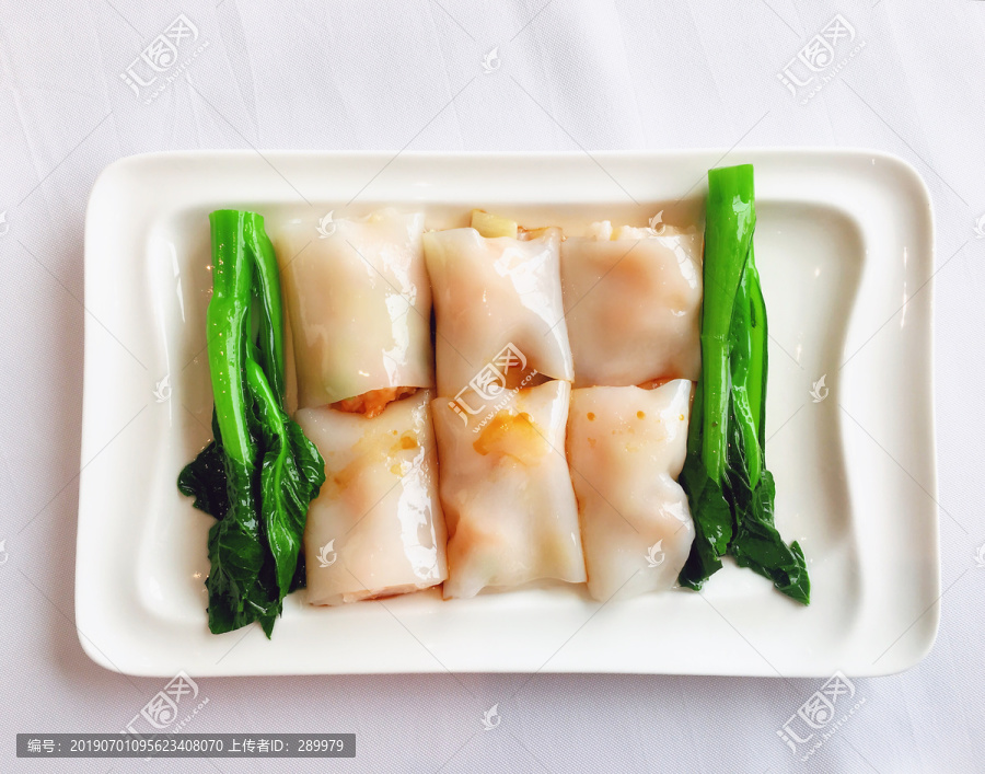 广式鲜虾韭黄肠粉