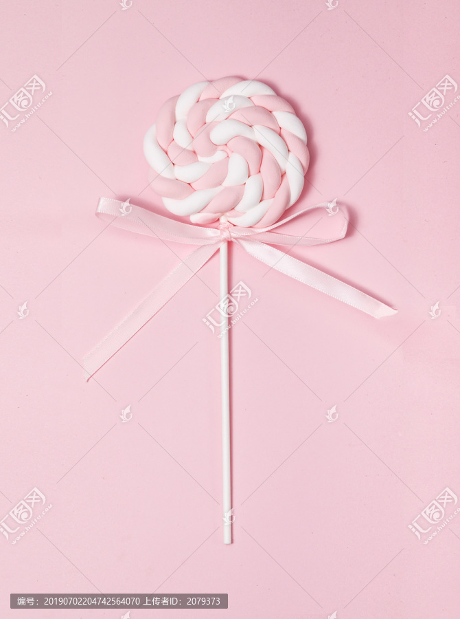 粉色棒棒糖