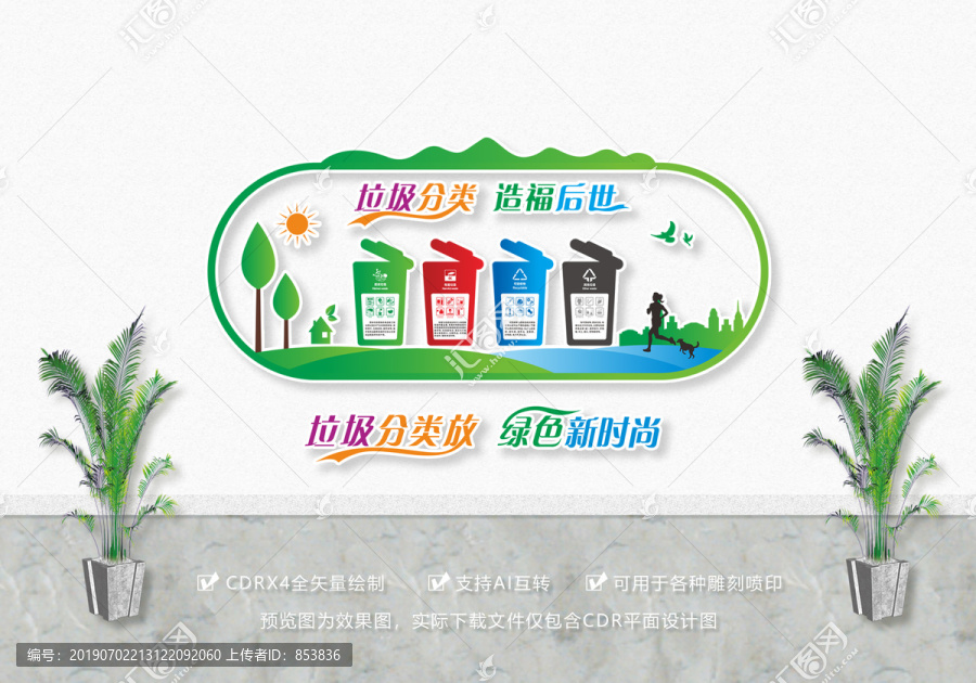 垃圾分類造福后世