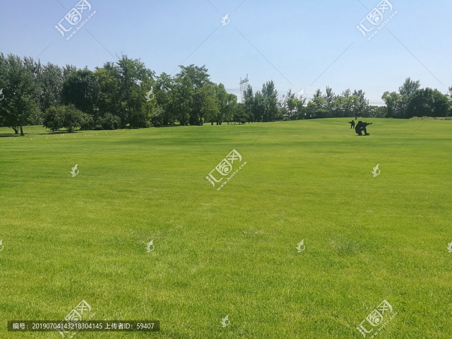 高尔夫球场草地