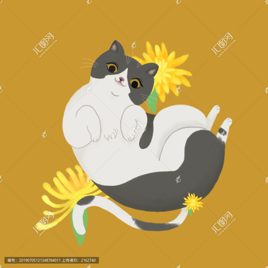 可愛貓咪文創(chuàng)插畫手機(jī)殼