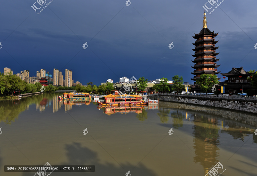 水晶天下的淮安里运河清江浦景区