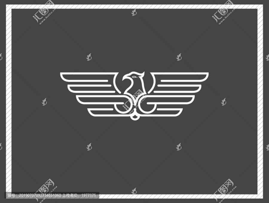 logo標志商標字體設(shè)計鷹