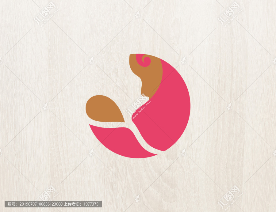logo标志商标字体设计孕婴