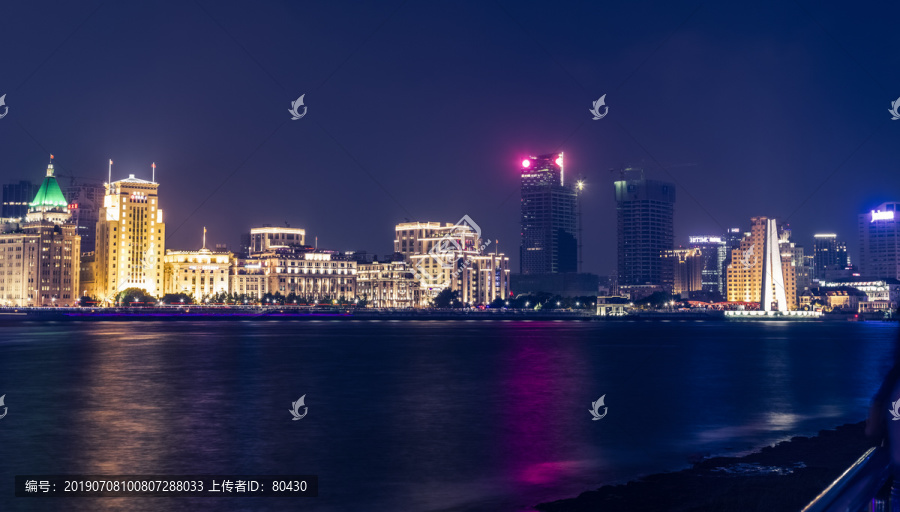 上海外滩建筑夜景