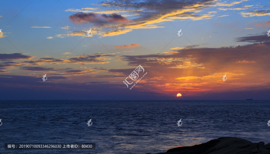 花鸟岛日出