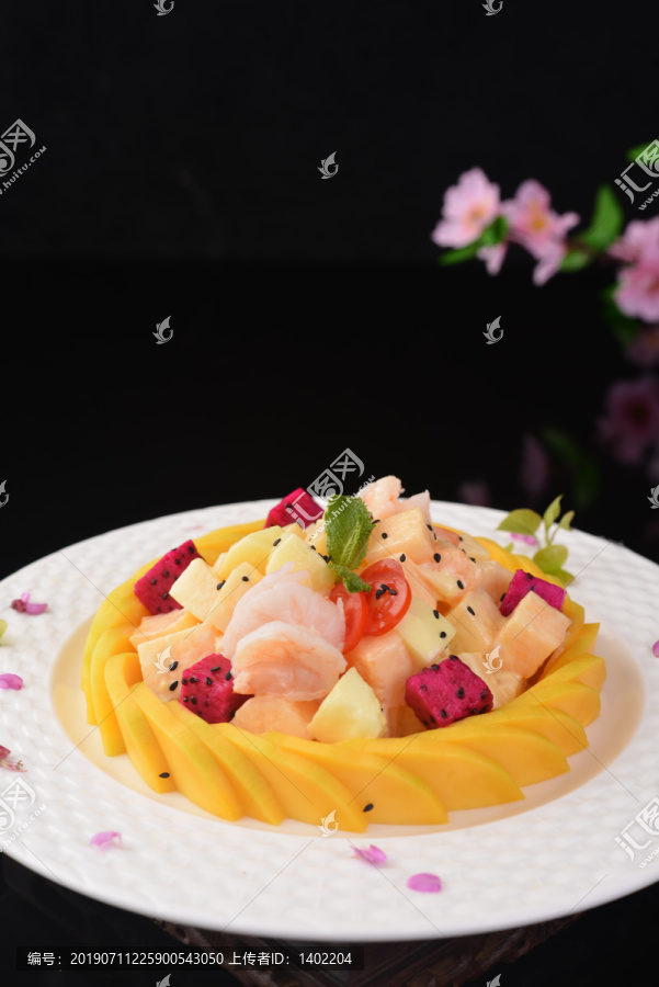 芒果鮮蝦色拉