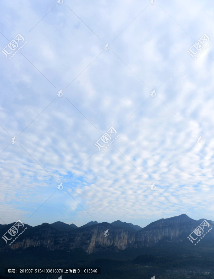 湖北省恩施大峡谷景区群山风景