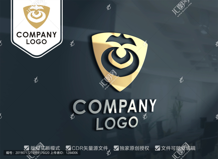 盾牌標志佛系標志桃子標志