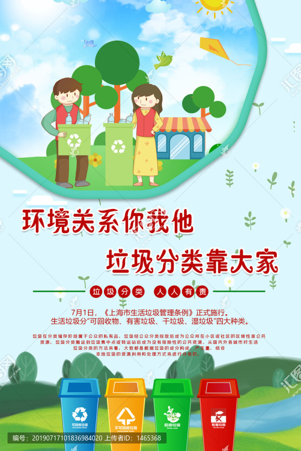 垃圾分類宣傳欄