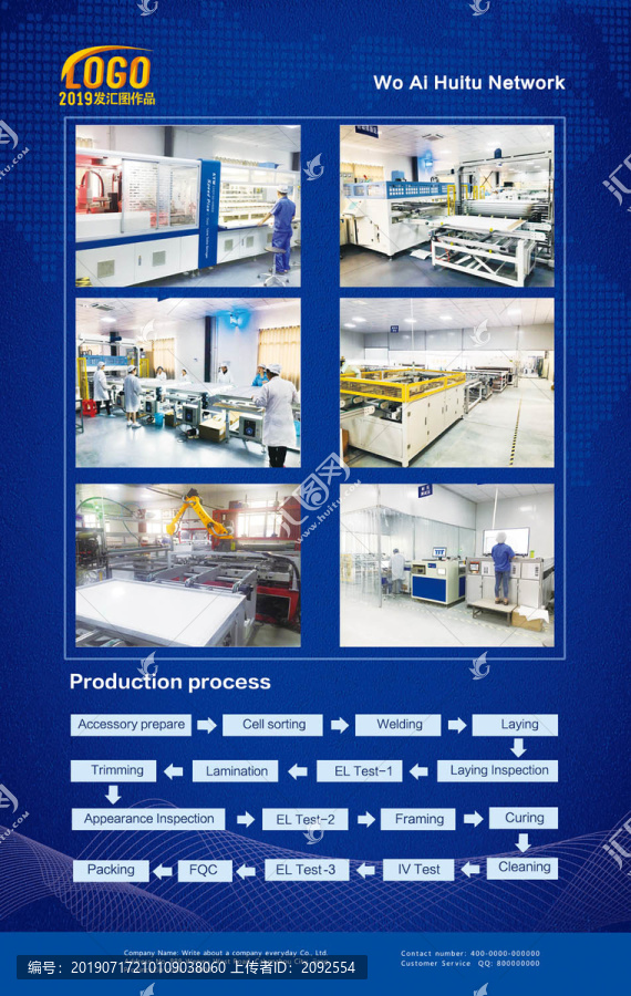 光電企業(yè)展板海報系列A