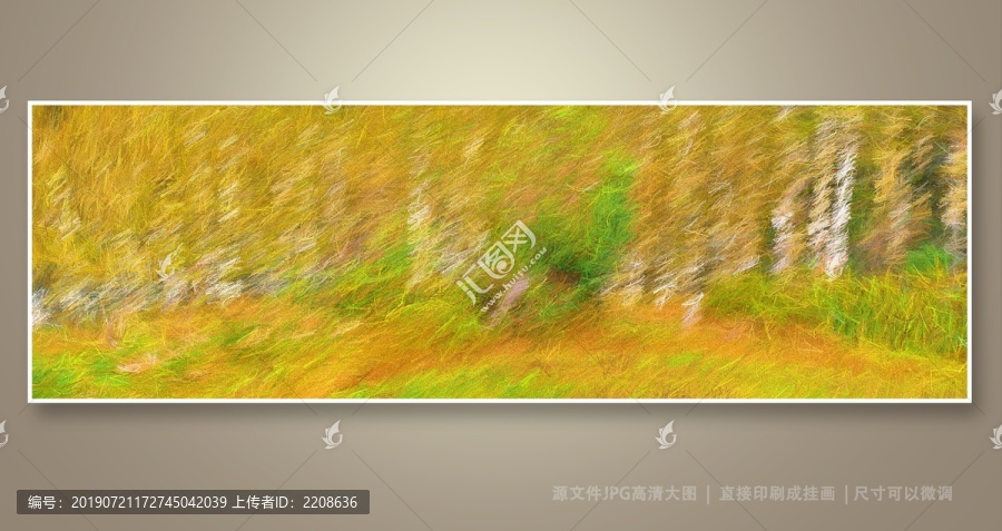 抽象油畫