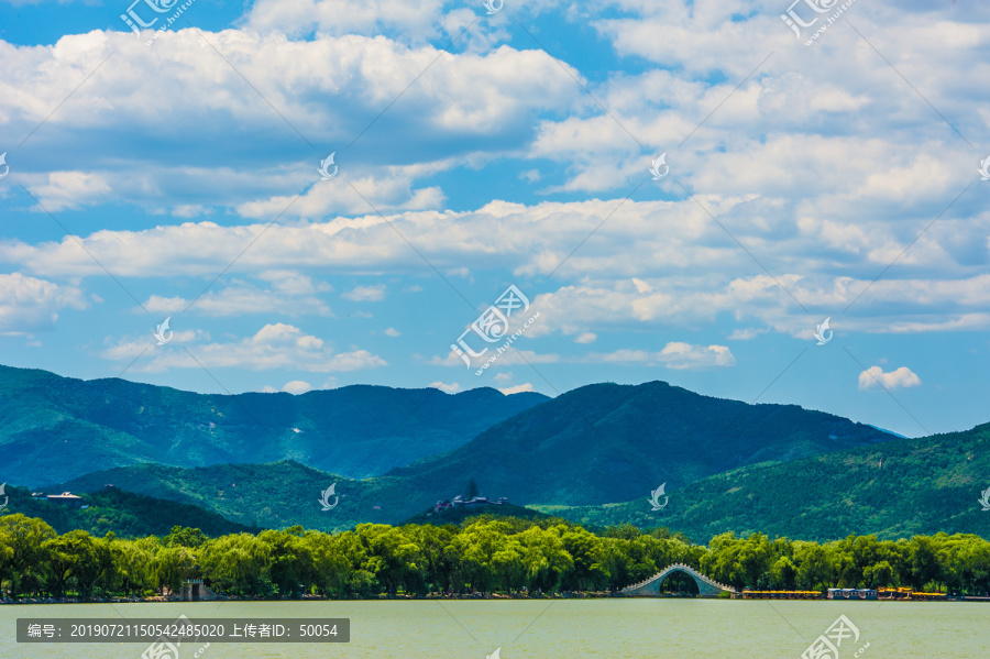 北京颐和园山水风光