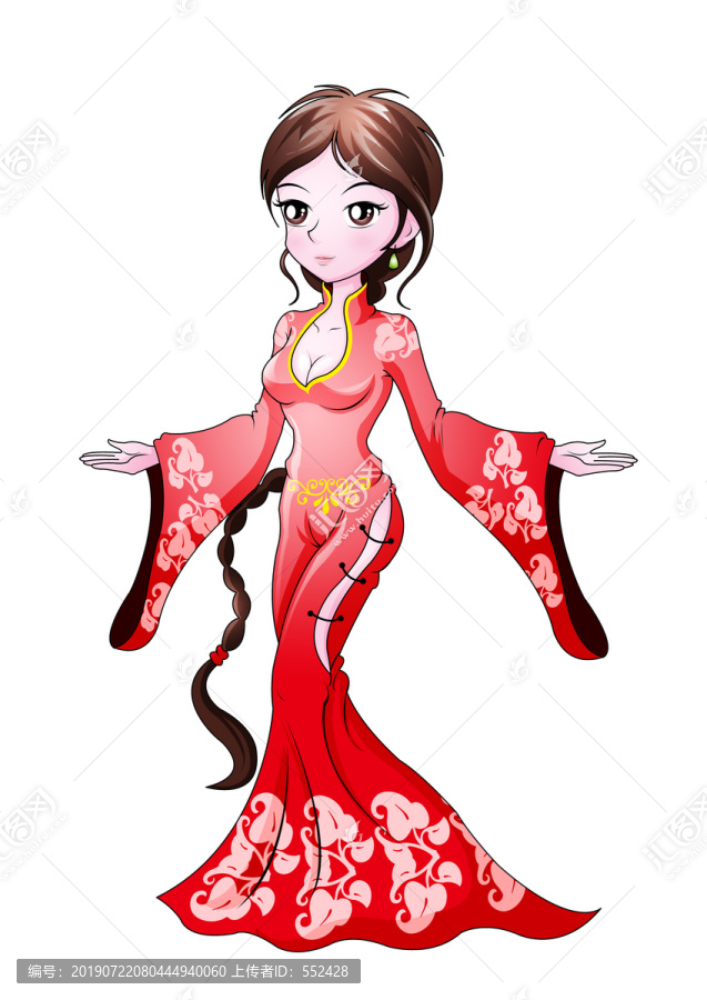 中國美女插畫設(shè)計(jì)