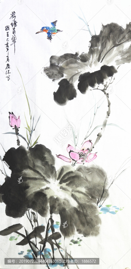 荷塘旦日翠