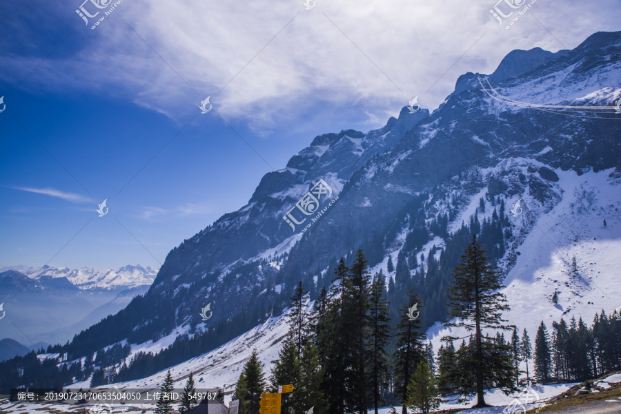 瑞士雪山