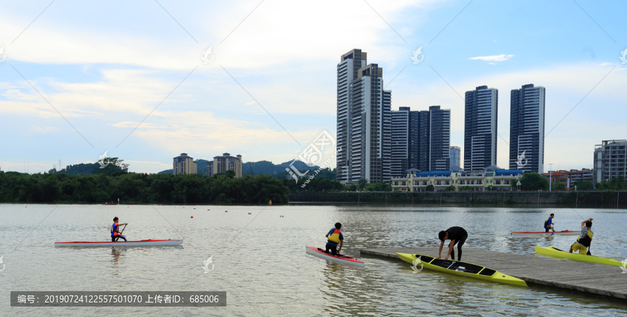 广州增城赛艇皮划艇训练基地风光